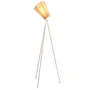 Northern - Oslo Wood Floor lamp, beige / metallic