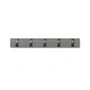Umbra - Flip Hook 5-piece coat rack, grey / pewter