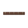 Umbra - Flip Hook 5 piece coat rack, walnut / warm gold