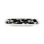 Marimekko - Oiva Unikko Serving platter, 15 x 12 cm, white / black