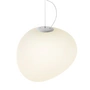 Foscarini - Gregg Pendant light, grande, white / white (dimmable via TRIAC)