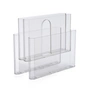 Kartell - Magazine rack with four pockets, transparent