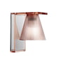 Kartell - Light-Air Wall lamp, crystal clear / pink