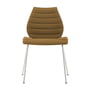 Kartell - Maui Soft Chair, chrome-plated steel / Noma mustard