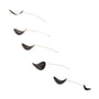 Flensted Mobiles - Drifting Clouds Mobile, black