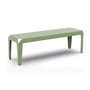 Weltevree - Bended Bench Bench L 140 cm, pale green (RAL 6021)