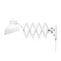 Fritz Hansen - KAISER idell 6718 scissor lamp wall lamp, white glossy