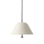 Audo - Levitate pendant lamp, Ø 28 cm, gray (Pantone cool gray 4) / brass