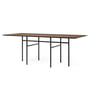 Audo - Snaregade Dining table, rectangular, 200 x 90 cm, black / oak veneer dark stained