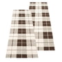 Pappelina - Ed Reversible rug, 70 x 240 cm, dark brown / linen / vanilla