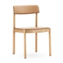 Normann Copenhagen - Timb Chair upholstered, ash nature / leather camel
