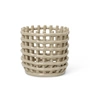 Ferm Living - Ceramic basket, small, cashmere