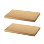 String - Cork pad, W 19 x D 30 cm, brown (set of 2)