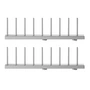 String - Plate holder, 30 cm grey (set of 2)