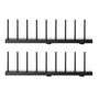 String - Plate holder, 30 cm black (set of 2)