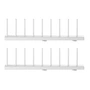 String - Plate holder, 30 cm white (set of 2)