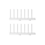 String - Plate holder, 20 cm white (set of 2)
