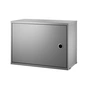 String - Cabinet module with door, 58 x 30 cm, gray