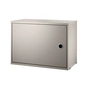 String - Cupboard module with door, 58 x 30 cm, beige