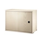 String - Cabinet module with door, 58 x 30 cm, ash