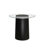 Fritz Hansen - Stub Side table, h 44,5 Ø 49 cm, ash black