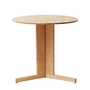 Form & Refine - Trefoil Table, Ø 75 cm, white pigmented oak