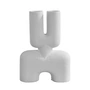 101 Copenhagen - Cobra Vase Double Medio , Bubble White