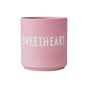 Design Letters - AJ Favourite porcelain mug, Sweetheart / pink
