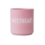 Design Letters - AJ Favourite Porcelain mug, Sweetheart / pink