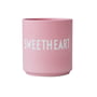 Design Letters - AJ Favourite Porcelain mug, Sweetheart / pink