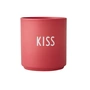 Design Letters - AJ Favourite Porcelain mug, Kiss / red berry