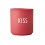 Design Letters - AJ Favourite Porcelain mug, Kiss / red berry
