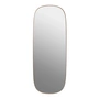 Muuto - Framed Mirror , large, rose / clear glass