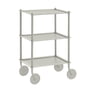 Muuto - Flow Side trolley, 3 shelves, grey