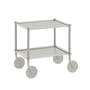 Muuto - Flow Side trolley, 2 shelves, grey