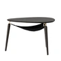 Umage - Hang Out Coffee table, black oak / brass