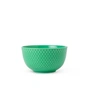 Lyngby Porcelæn - Rhombe Bowl, Ø 11 cm, green