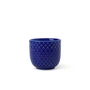 Lyngby Porcelæn - Rhombe Egg cup, dark blue