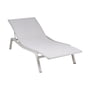 Fermob - Alize Sun lounger adjustable, clay gray