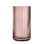 Lyngby Porcelæn - Glass vase H 31 cm, burgundy