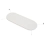 Fatboy - Seat cushion for Toní bench, natural white