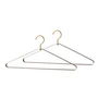 AYTM - Vestis clothes hanger, black / silver (set of 2)