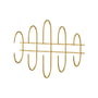 AYTM - Moveo Wall coat rack, L 51 cm, gold