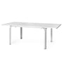 Nardi - Alloro 140 extending table, bianco / bianco
