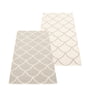 Pappelina - Kotte Reversible rug, 70 x 150 cm, linen / vanilla