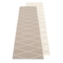 Pappelina - Max Reversible rug, 70 x 240 cm, mud / vanilla
