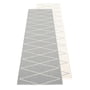 Pappelina - Max Reversible rug, 70 x 240 cm, grey / vanilla