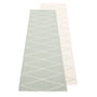 Pappelina - Max Reversible rug, 70 x 240 cm, sage / vanilla