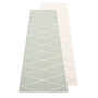 Pappelina - Max Reversible rug, 70 x 240 cm, sage / vanilla
