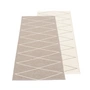 Pappelina - Max Reversible rug, 70 x 160 cm, mud / vanilla